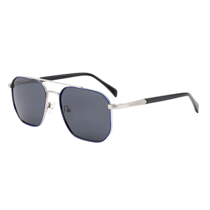 Polarized Prescription Pilot Sunglasses – Lightweight Metal Frame UV400 for Men